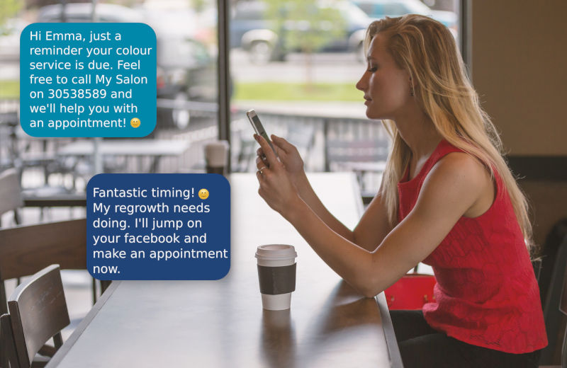 Woman timeforyourappointmentreminder