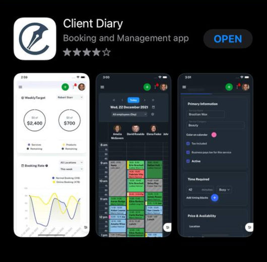 Clientdiaryappstorelisting