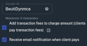 Paymentlinkclientpays email