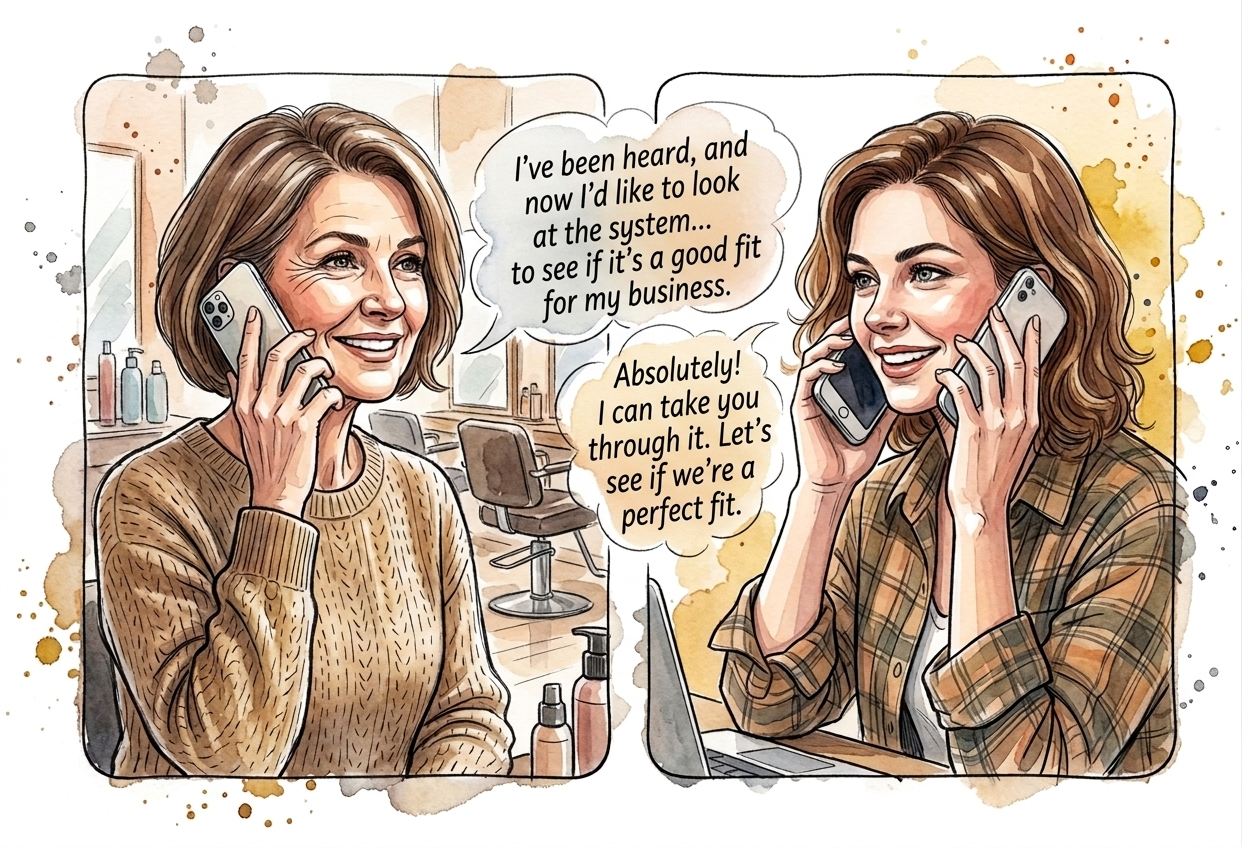 Demo call with Client Diary team