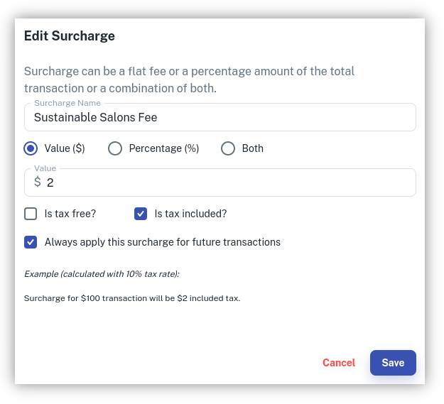Sustainable Salons setup in Client Diary